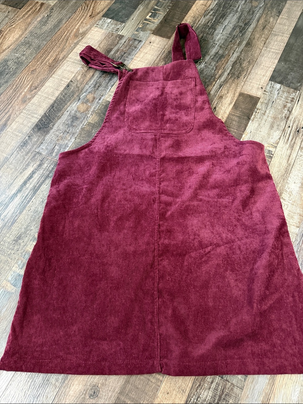 SHEIN Wine Red Ribbed Knit Top